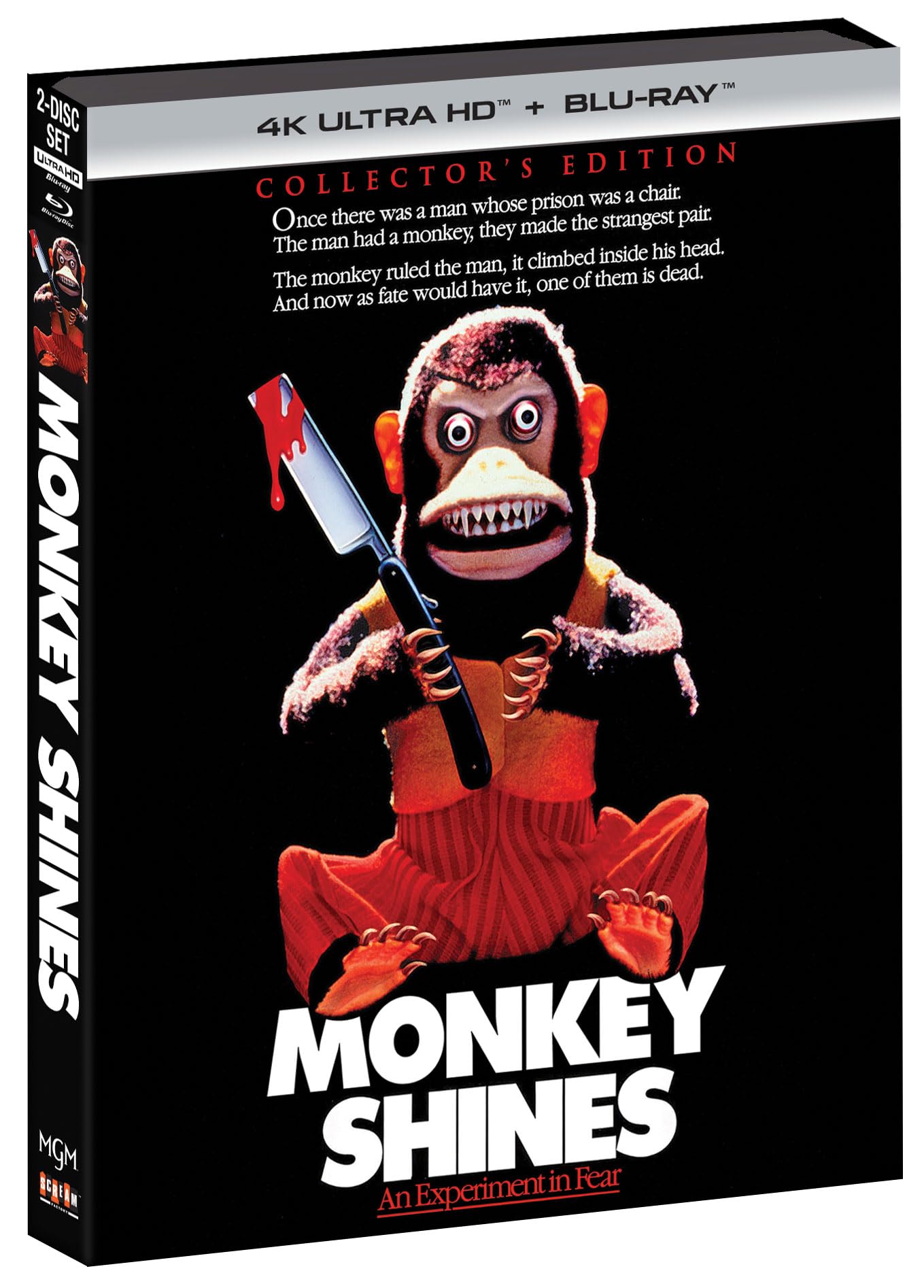 Monkey Shines - Collector's Edition 4K Ultra HD + Blu-ray: Amazon